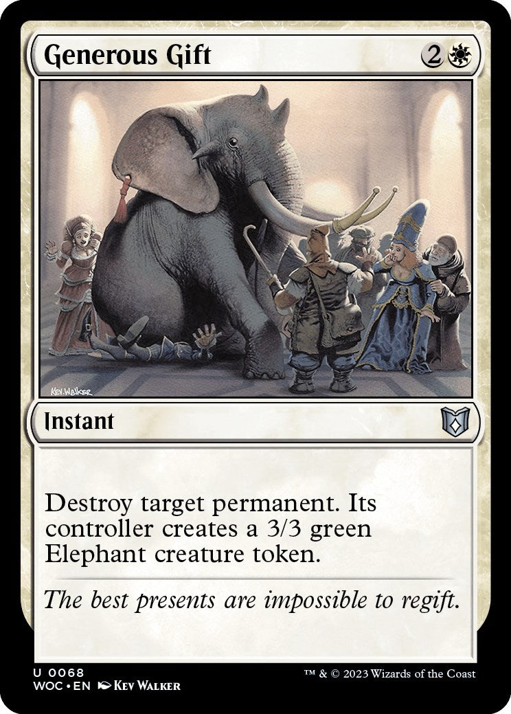 Generous Gift [Wilds of Eldraine Commander] | Spectrum Games