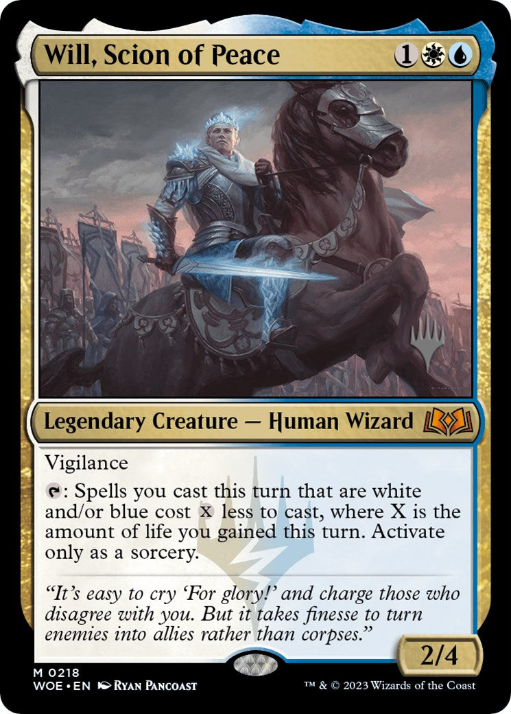 Will, Scion of Peace (Promo Pack) [Wilds of Eldraine Promos] | Spectrum Games