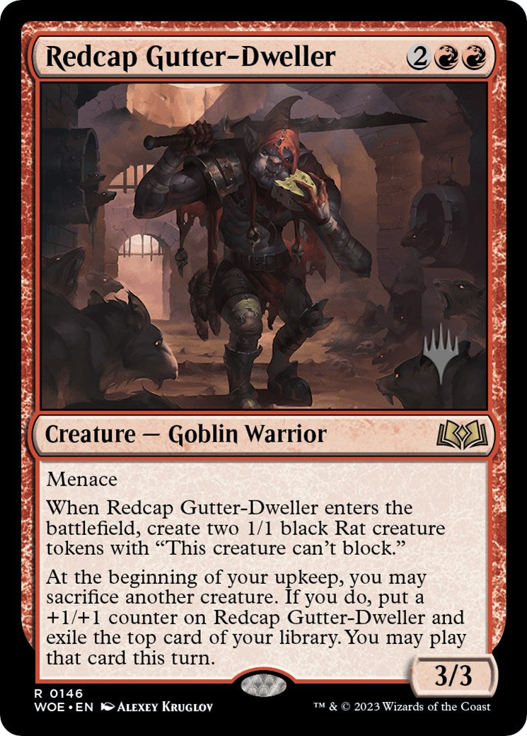 Redcap Gutter-Dweller (Promo Pack) [Wilds of Eldraine Promos] | Spectrum Games