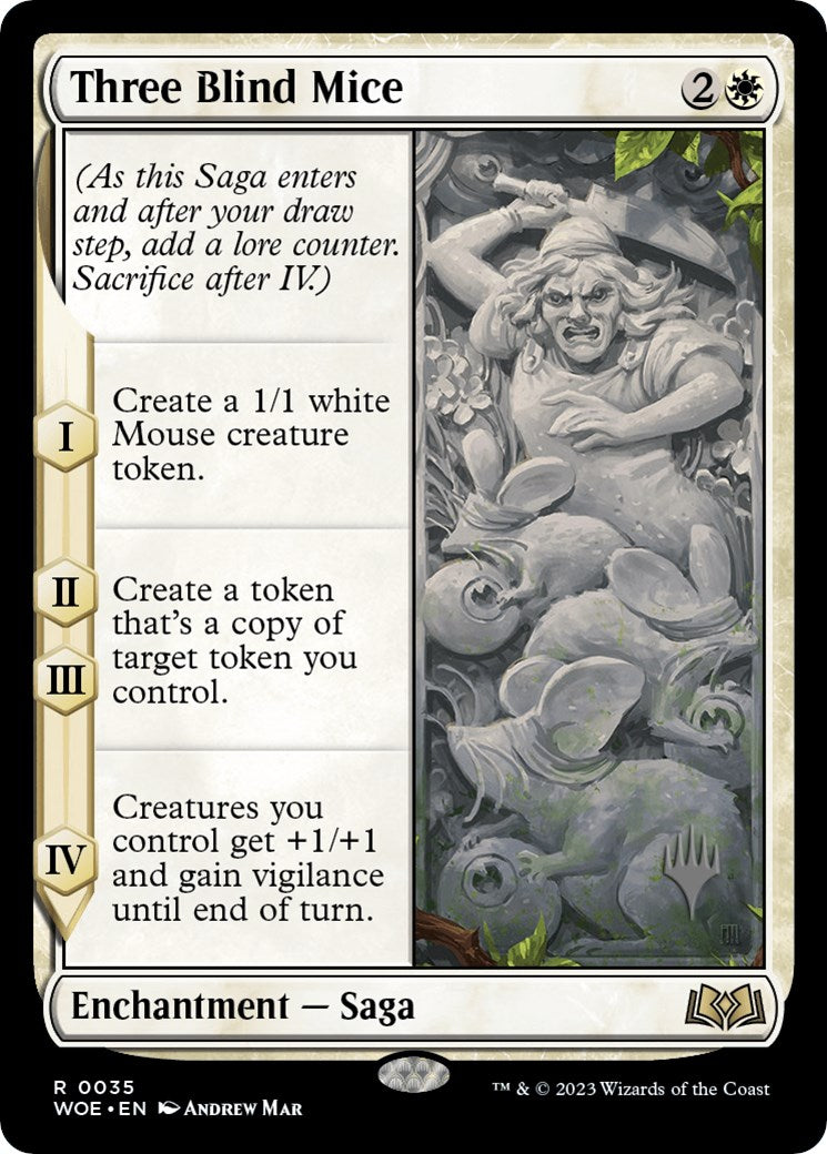 Three Blind Mice (Promo Pack) [Wilds of Eldraine Promos] | Spectrum Games