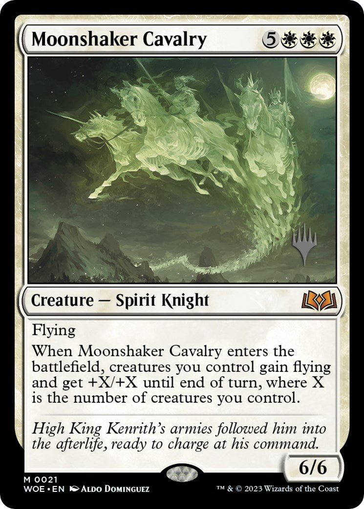 Moonshaker Cavalry (Promo Pack) [Wilds of Eldraine Promos] | Spectrum Games