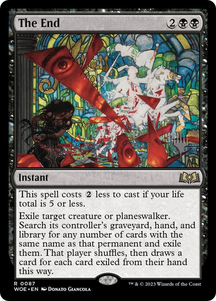 The End (Promo Pack) [Wilds of Eldraine Promos] | Spectrum Games