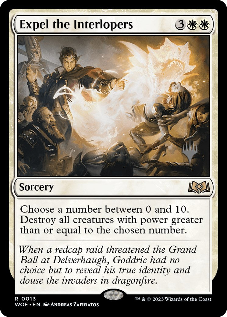 Expel the Interlopers (Promo Pack) [Wilds of Eldraine Promos] | Spectrum Games