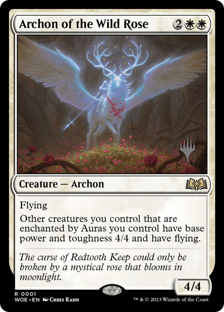 Archon of the Wild Rose (Promo Pack) [Wilds of Eldraine Promos] | Spectrum Games
