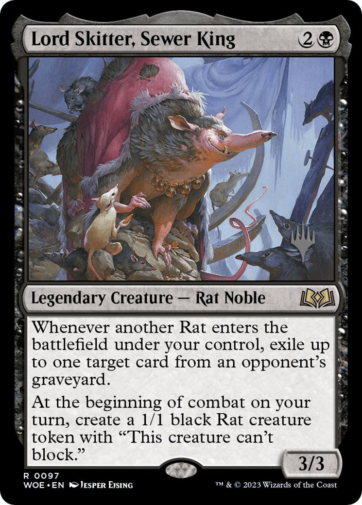 Lord Skitter, Sewer King (Promo Pack) [Wilds of Eldraine Promos] | Spectrum Games