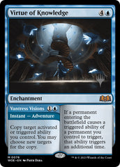 Virtue of Knowledge // Vantress Visions (Promo Pack) [Wilds of Eldraine Promos] | Spectrum Games