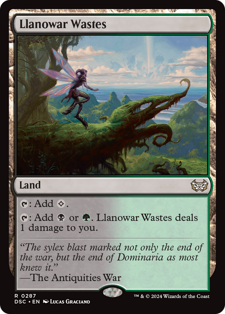 Llanowar Wastes [Duskmourn: House of Horror Commander] | Spectrum Games