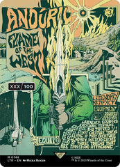 Anduril, Flame of the West (Borderless Poster) (Serialized) [The Lord of the Rings: Tales of Middle-Earth] | Spectrum Games