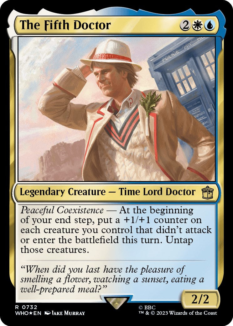 The Fifth Doctor (Surge Foil) [Doctor Who] | Spectrum Games