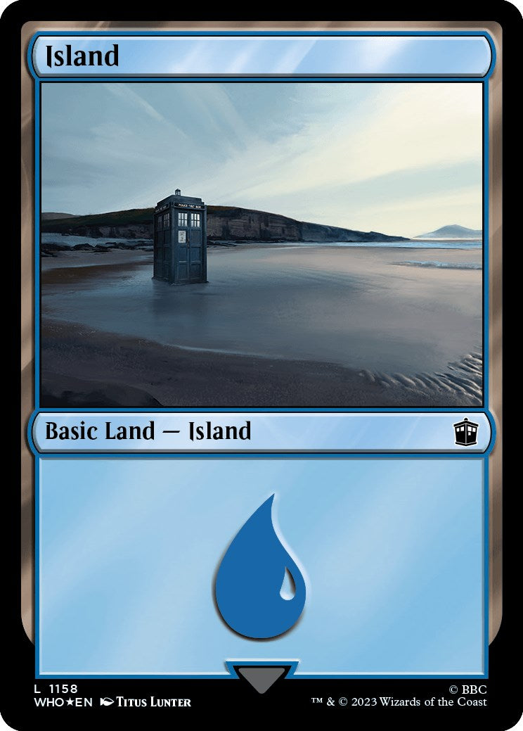 Island (1158) (Surge Foil) [Doctor Who] | Spectrum Games