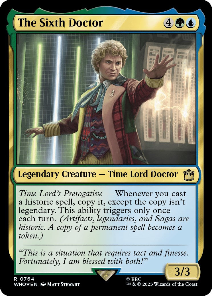 The Sixth Doctor (Surge Foil) [Doctor Who] | Spectrum Games