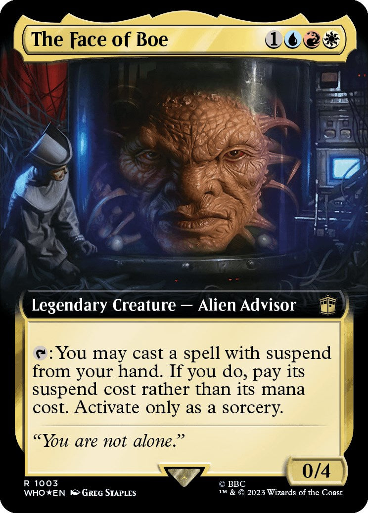 The Face of Boe (Extended Art) (Surge Foil) [Doctor Who] | Spectrum Games