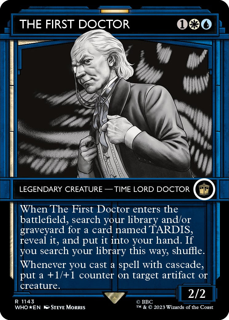 The First Doctor (Showcase) (Surge Foil) [Doctor Who] | Spectrum Games