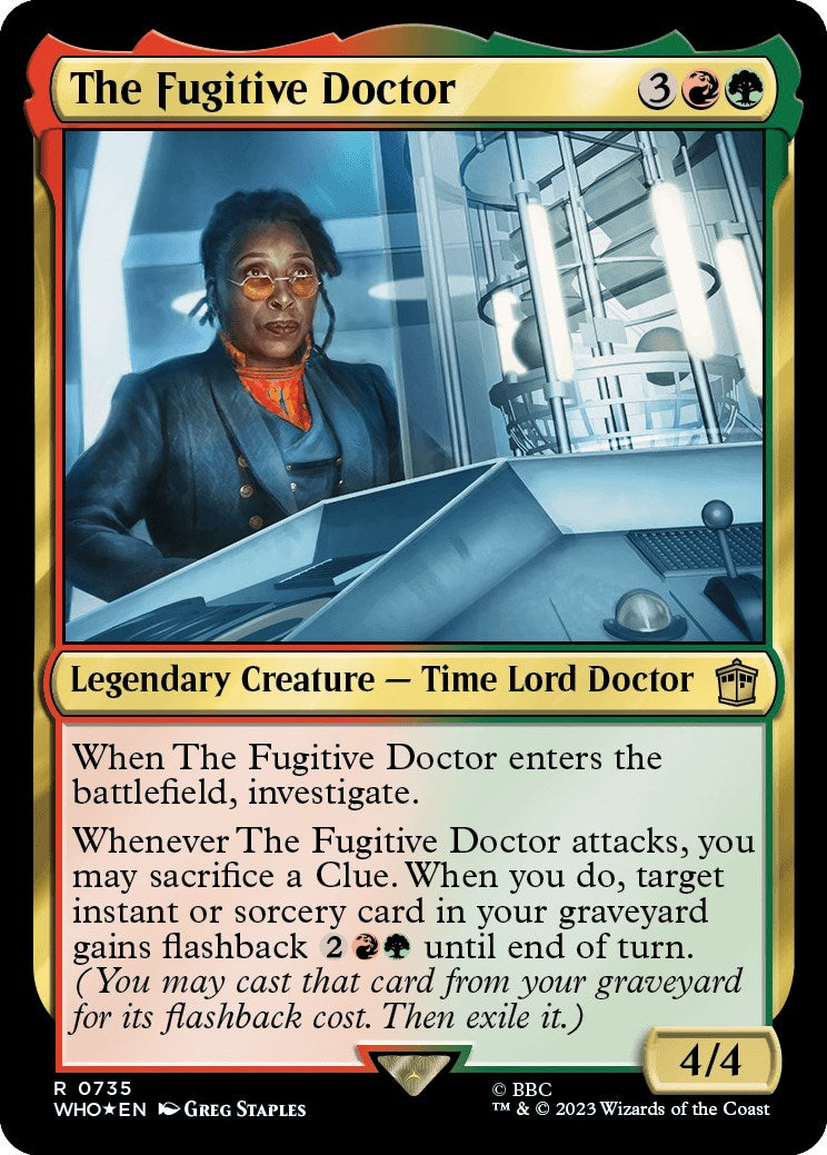 The Fugitive Doctor (Surge Foil) [Doctor Who] | Spectrum Games