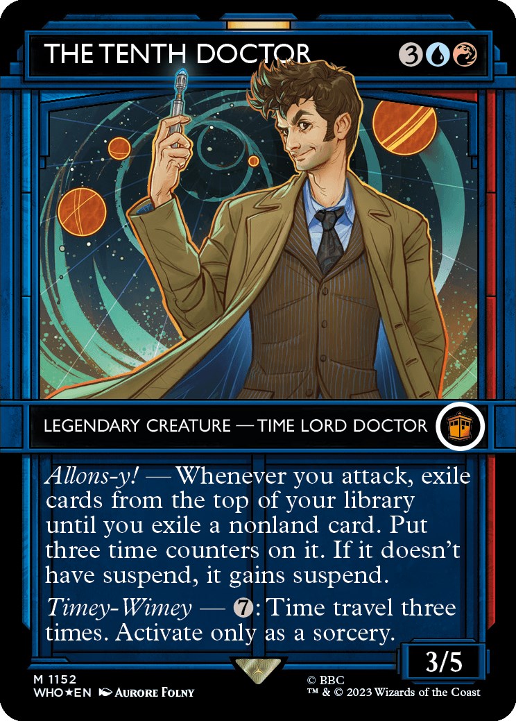 The Tenth Doctor (Showcase) (Surge Foil) [Doctor Who] | Spectrum Games