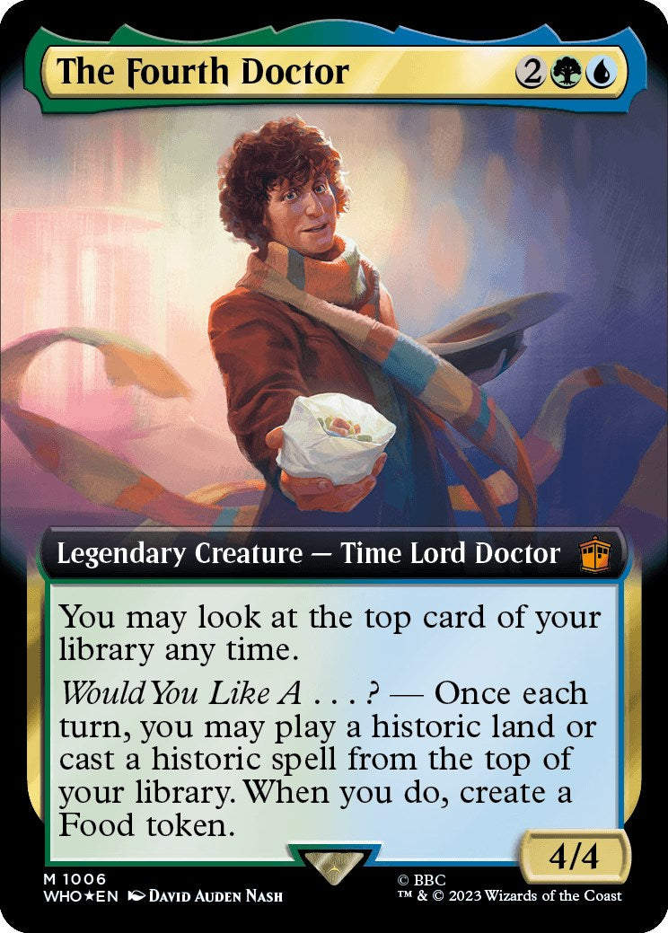 The Fourth Doctor (Extended Art) (Surge Foil) [Doctor Who] | Spectrum Games