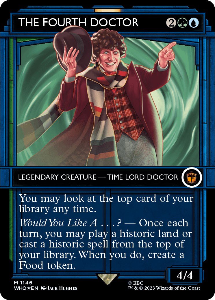 The Fourth Doctor (Showcase) (Surge Foil) [Doctor Who] | Spectrum Games