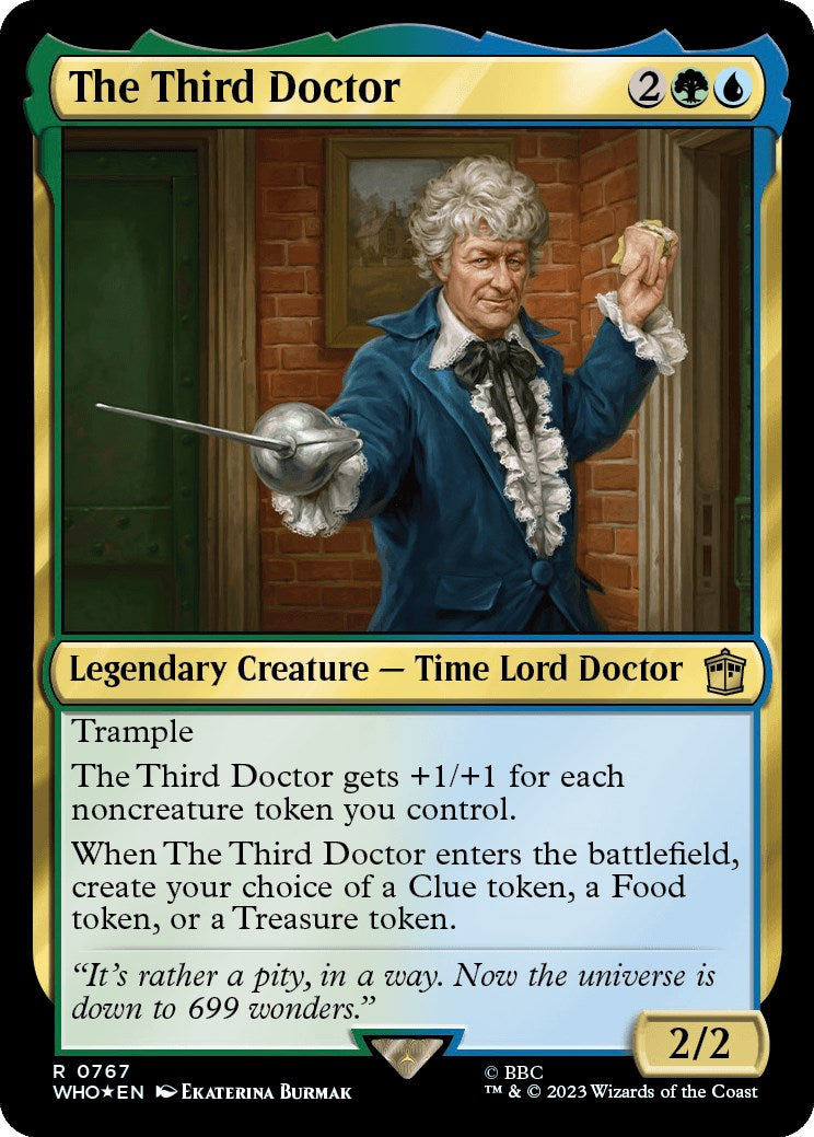 The Third Doctor (Surge Foil) [Doctor Who] | Spectrum Games