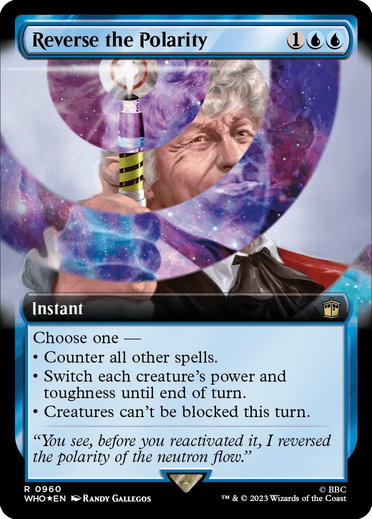 Reverse the Polarity (Extended Art) (Surge Foil) [Doctor Who] | Spectrum Games