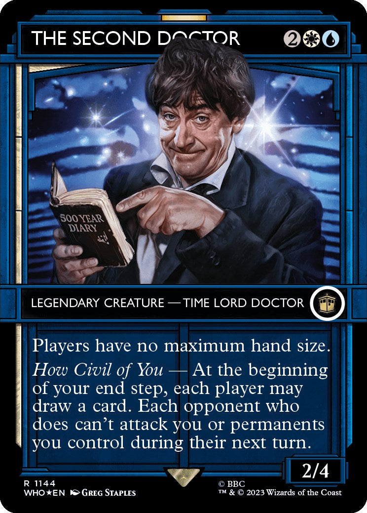 The Second Doctor (Showcase) (Surge Foil) [Doctor Who] | Spectrum Games