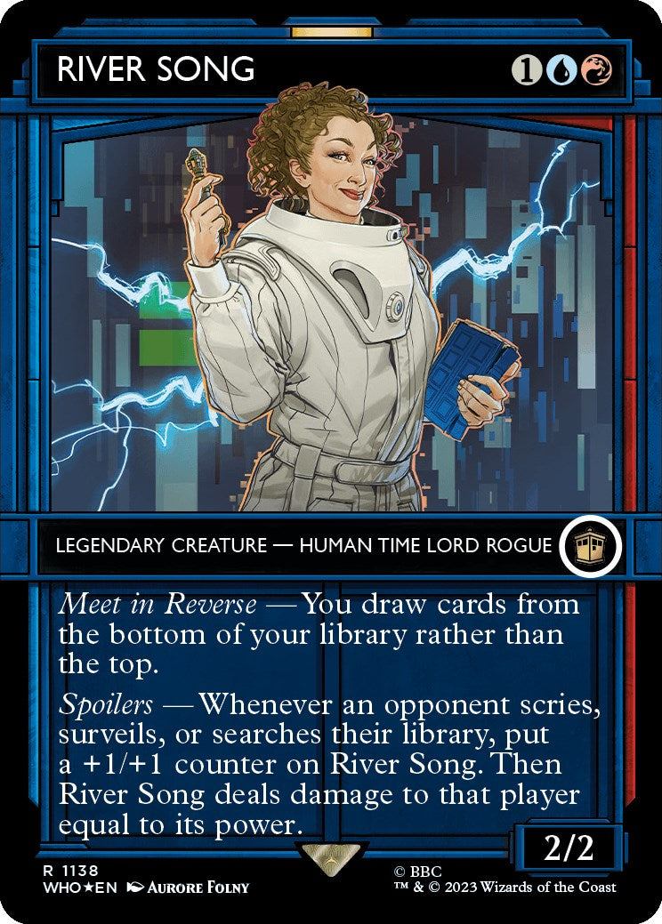 RIVER SONG (Showcase) (Surge Foil) [Doctor Who] | Spectrum Games