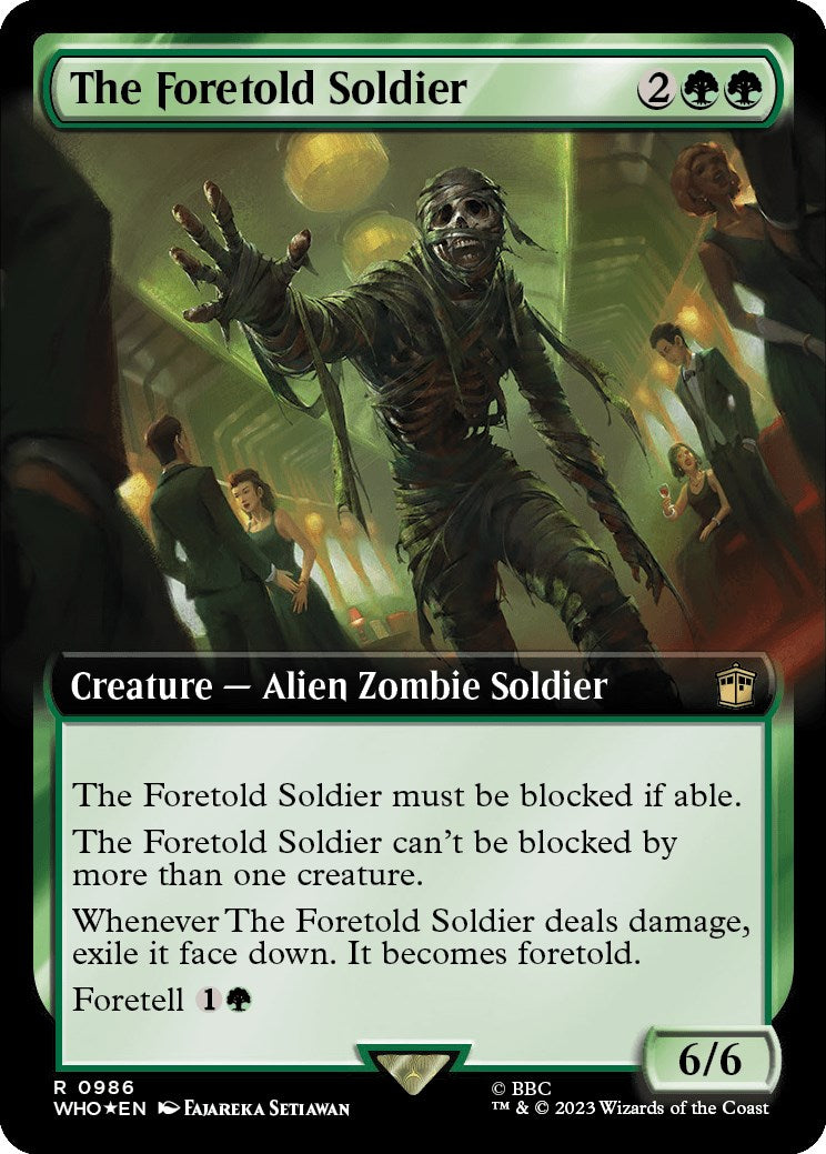 The Foretold Soldier (Extended Art) (Surge Foil) [Doctor Who] | Spectrum Games