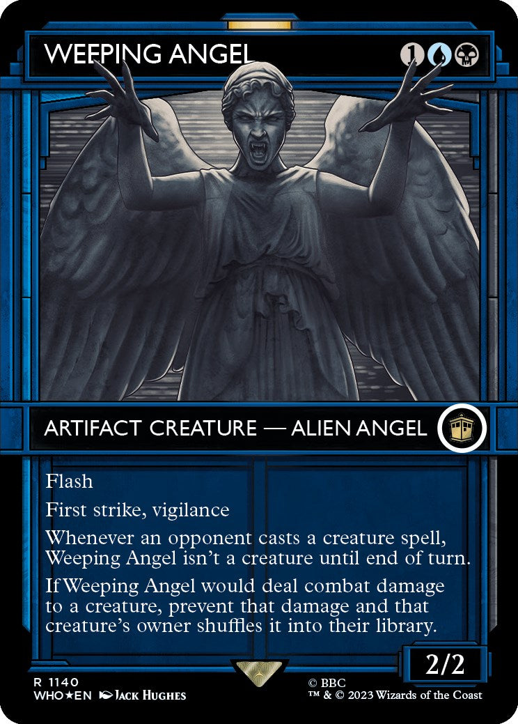 Weeping Angel (Showcase) (Surge Foil) [Doctor Who] | Spectrum Games