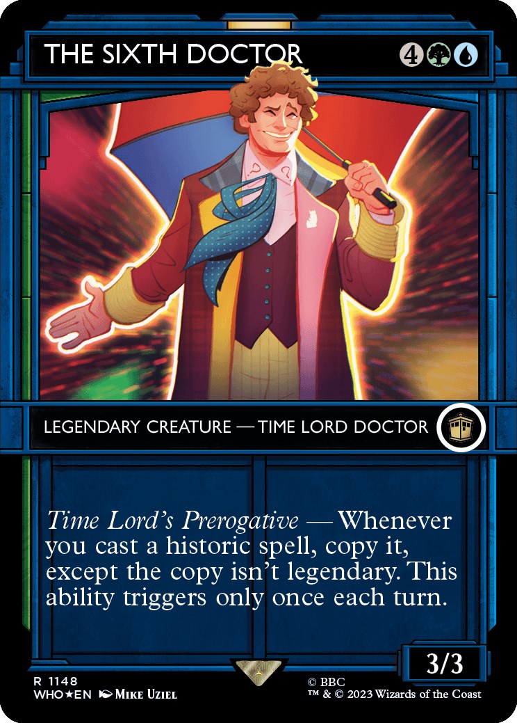 The Sixth Doctor (Showcase) (Surge Foil) [Doctor Who] | Spectrum Games