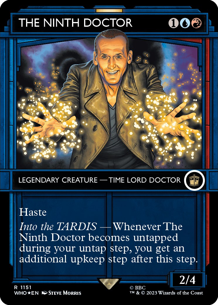 The Ninth Doctor (Showcase) (Surge Foil) [Doctor Who] | Spectrum Games