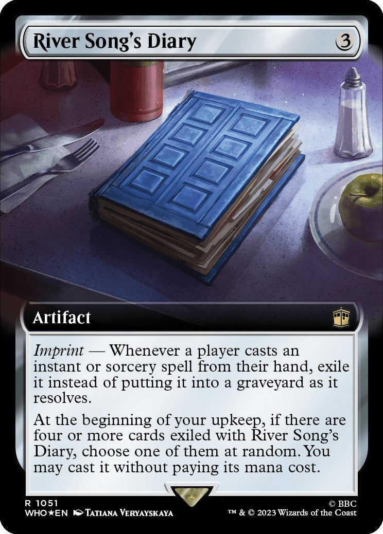 River Song's Diary (Extended Art) (Surge Foil) [Doctor Who] | Spectrum Games