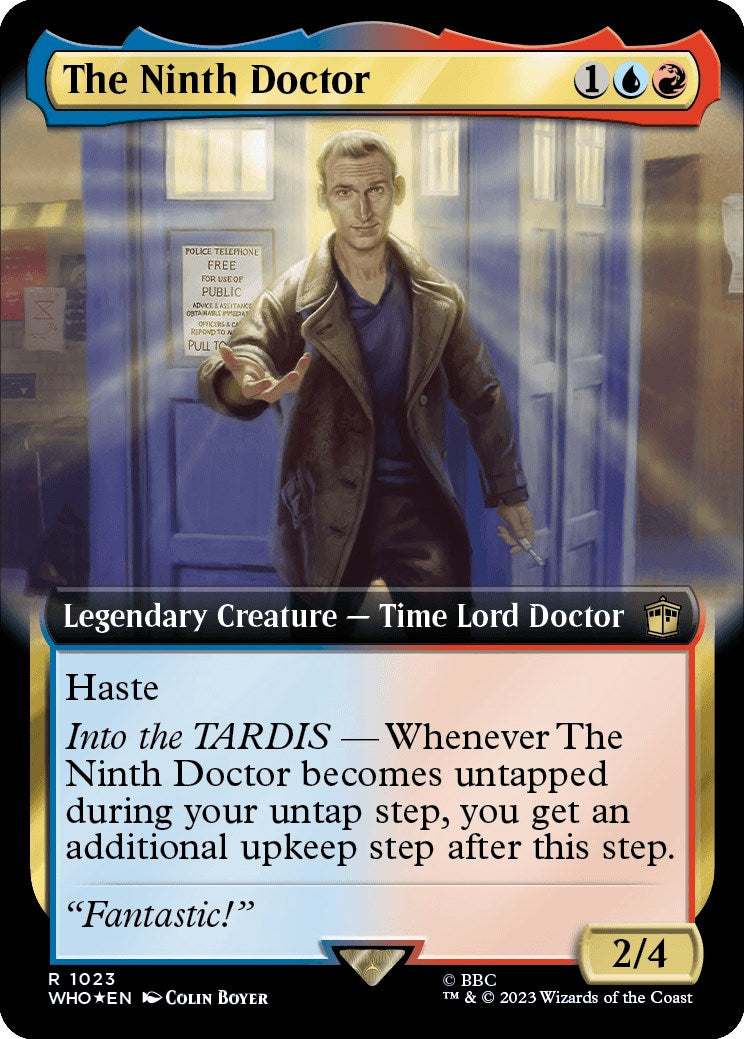 The Ninth Doctor (Extended Art) (Surge Foil) [Doctor Who] | Spectrum Games