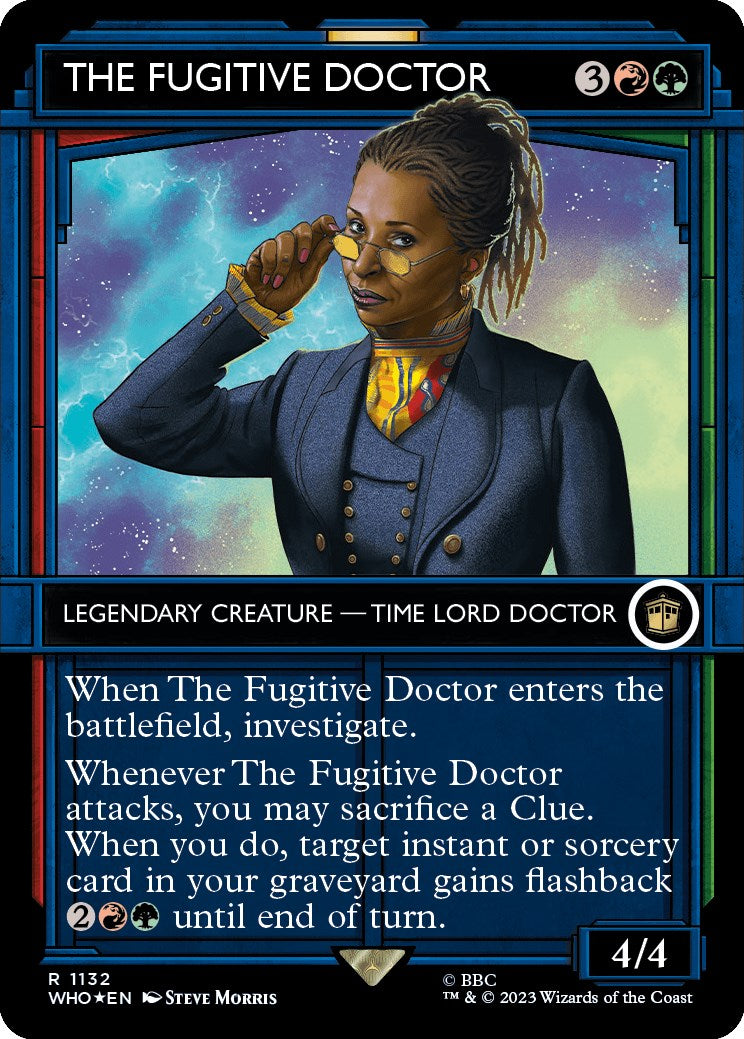 The Fugitive Doctor (Showcase) (Surge Foil) [Doctor Who] | Spectrum Games