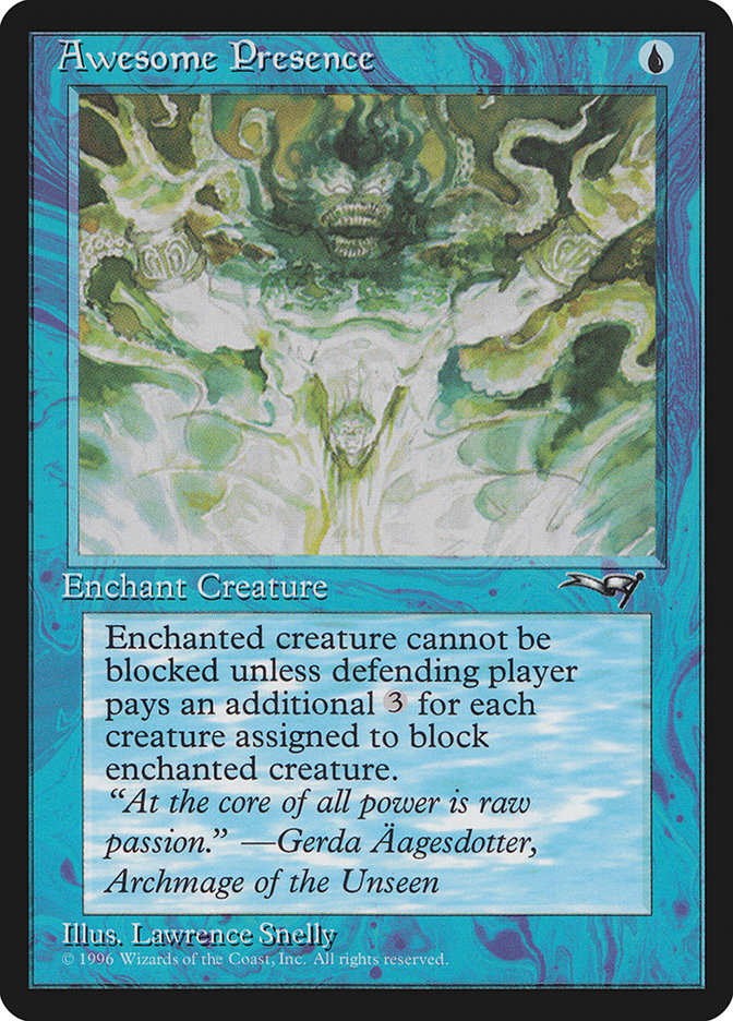 Awesome Presence (Creature Facing) [Alliances] | Spectrum Games