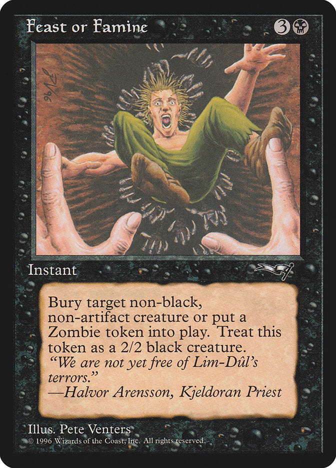 Feast or Famine (Falling) [Alliances] | Spectrum Games