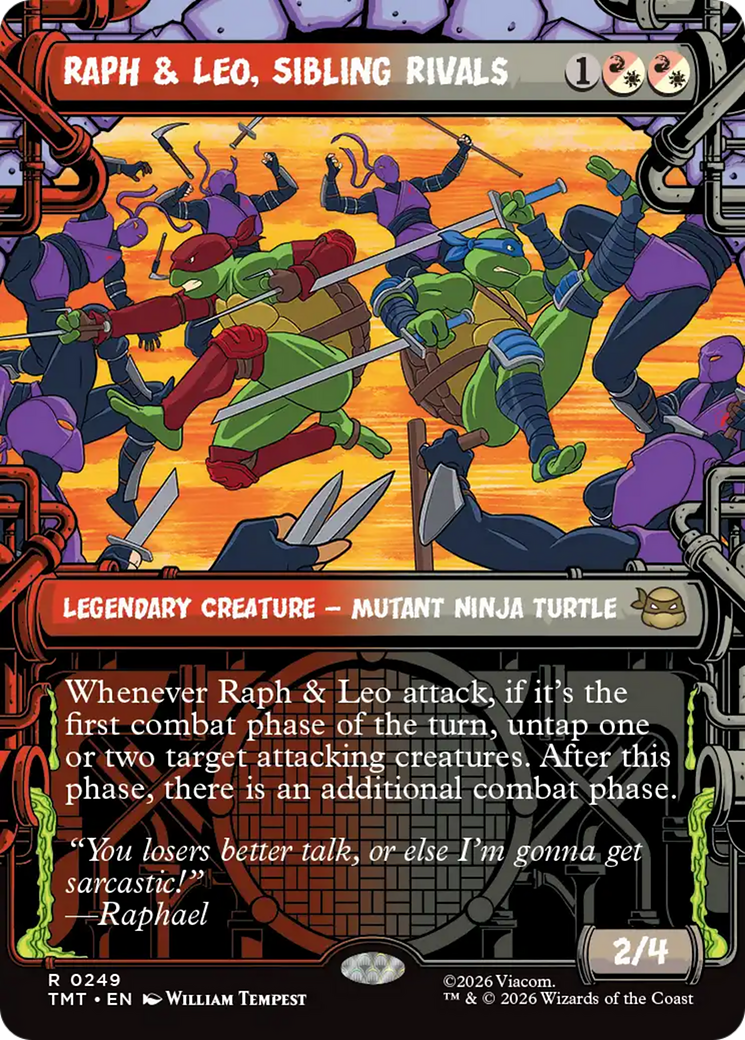 Raph & Leo, Sibling Rivals (Showcase) [Teenage Mutant Ninja Turtles] | Spectrum Games