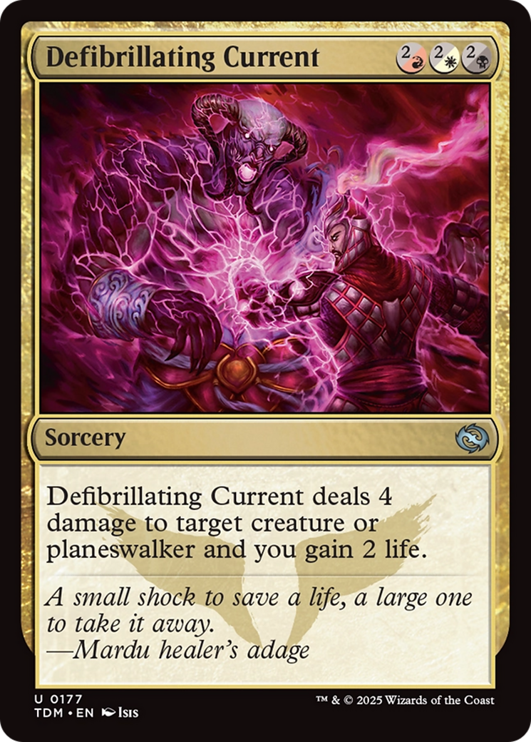 Defibrillating Current [Tarkir: Dragonstorm] | Spectrum Games