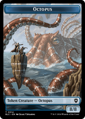 Octopus // Rabbit Double-Sided Token [Bloomburrow Commander Tokens] | Spectrum Games