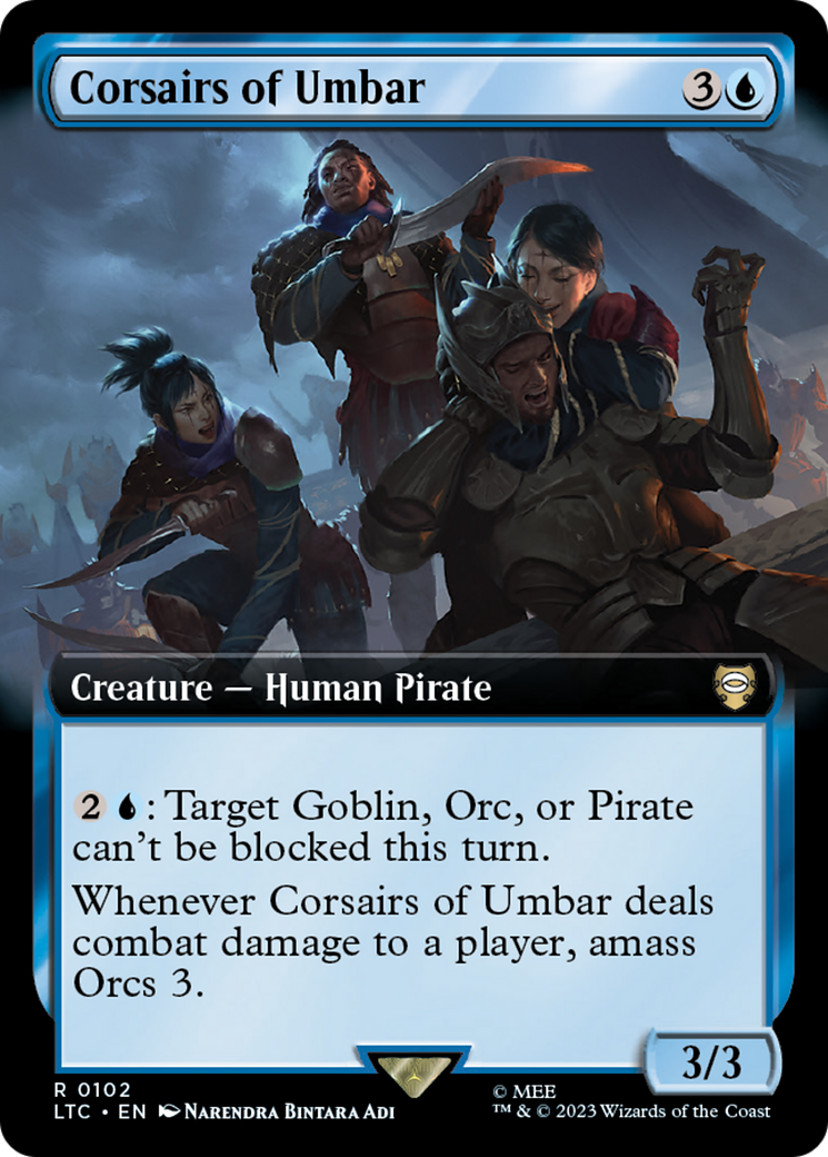 Corsairs of Umbar (Extended Art) [The Lord of the Rings: Tales of Middle-Earth Commander] | Spectrum Games