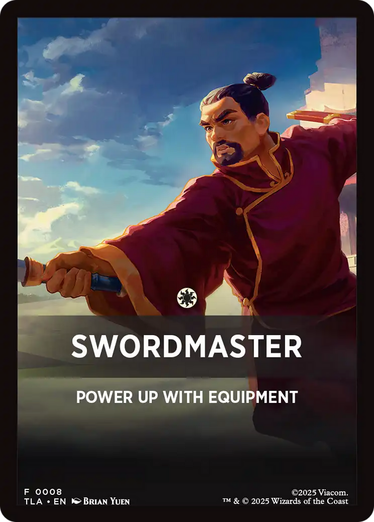 Swordmaster Theme Card [Avatar: The Last Airbender Tokens] | Spectrum Games