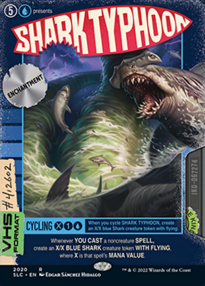 Shark Typhoon (Borderless Alternate Art) [Secret Lair Countdown Kit] | Spectrum Games