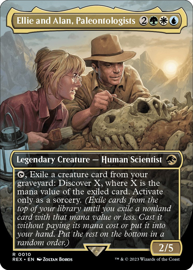 Ellie and Alan, Paleontologists (Borderless) [Jurassic World Collection] | Spectrum Games