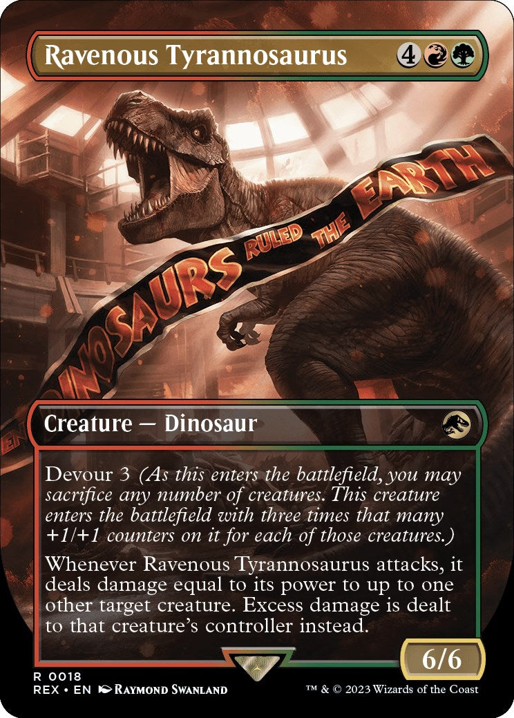 Ravenous Tyrannosaurus (Borderless) [Jurassic World Collection] | Spectrum Games