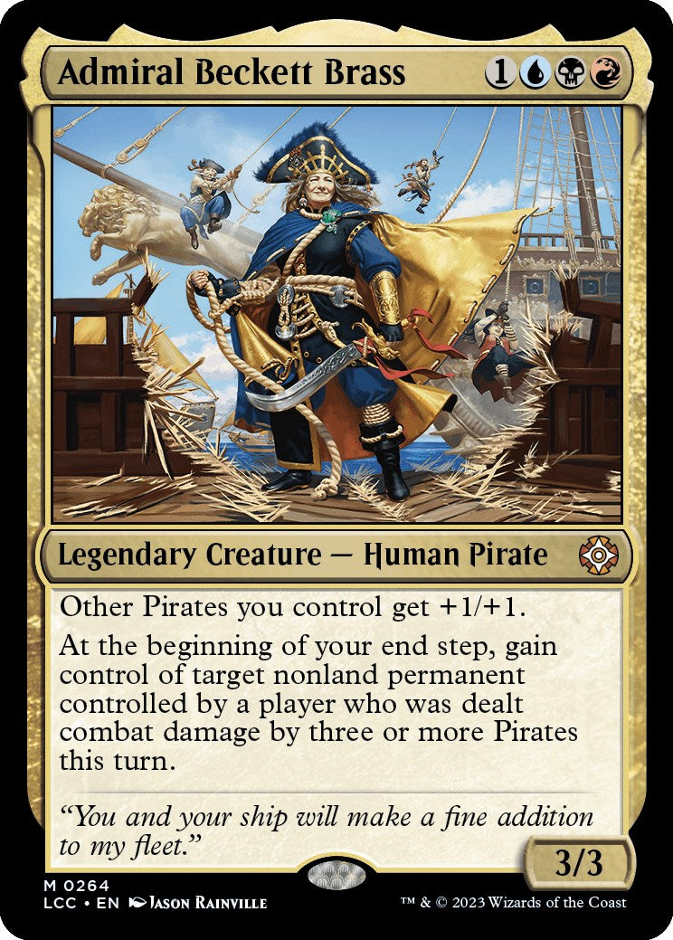 Admiral Beckett Brass [The Lost Caverns of Ixalan Commander] | Spectrum Games