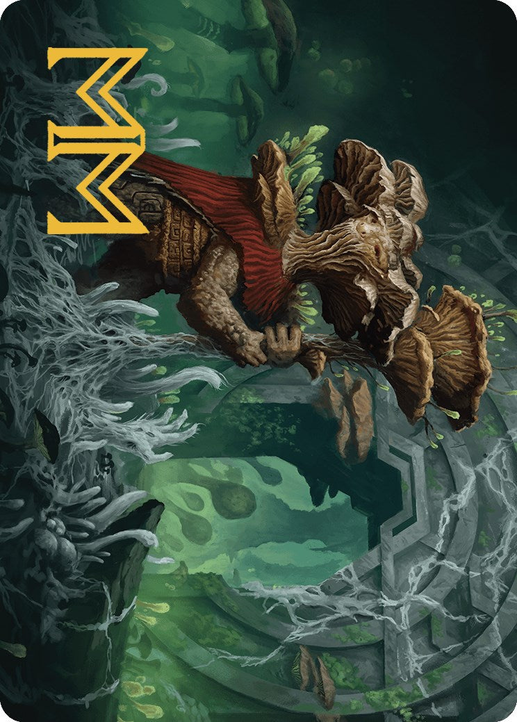 Tendril of the Mycotyrant Art Card (Gold-Stamped Signature) [The Lost Caverns of Ixalan Art Series] | Spectrum Games