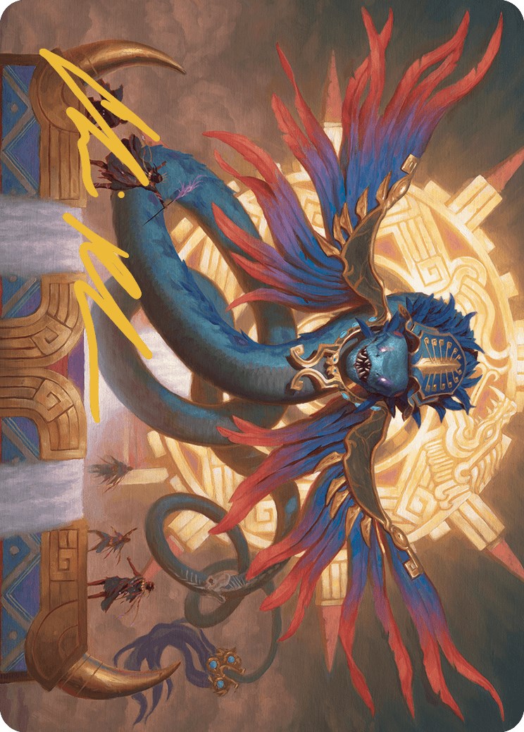 Ojer Pakpatiq, Deepest Epoch Art Card (13/81) (Gold-Stamped Signature) [The Lost Caverns of Ixalan Art Series] | Spectrum Games