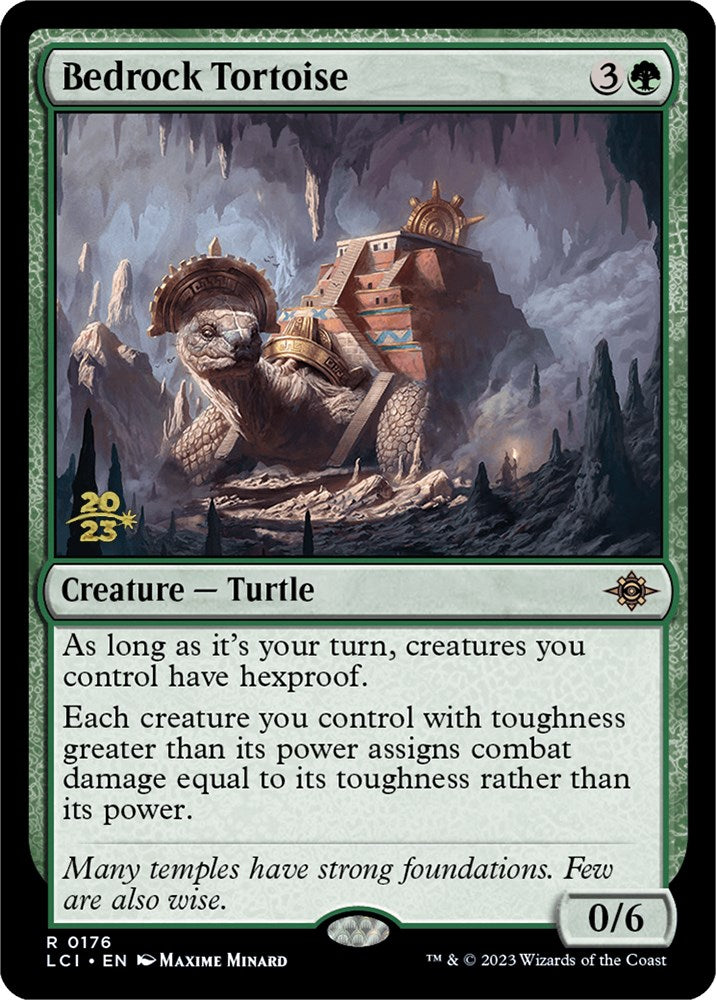 Bedrock Tortoise [The Lost Caverns of Ixalan Prerelease Cards] | Spectrum Games