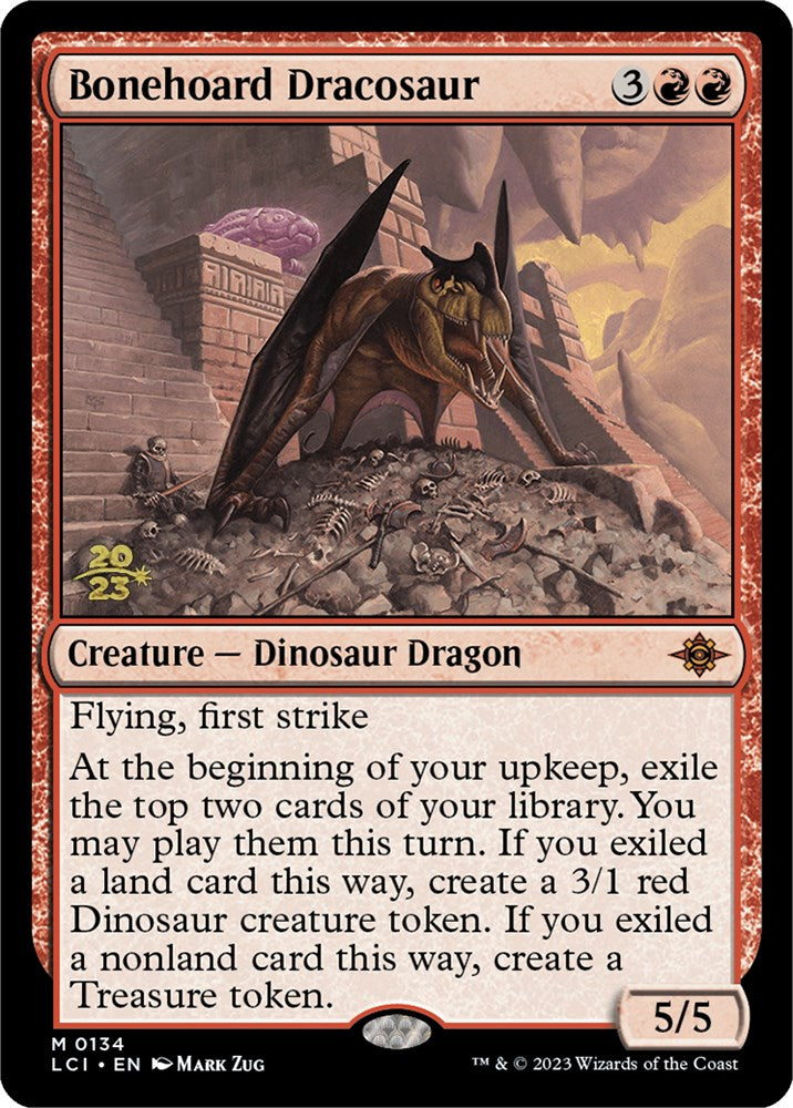 Bonehoard Dracosaur [The Lost Caverns of Ixalan Prerelease Cards] | Spectrum Games