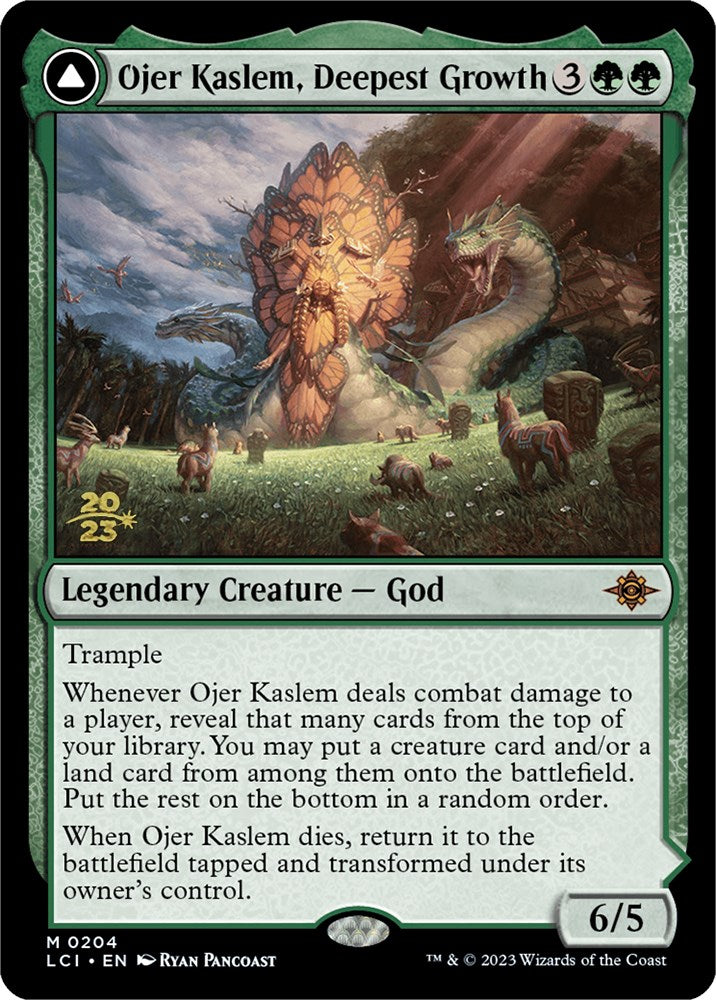 Ojer Kaslem, Deepest Growth // Temple of Cultivation [The Lost Caverns of Ixalan Prerelease Cards] | Spectrum Games