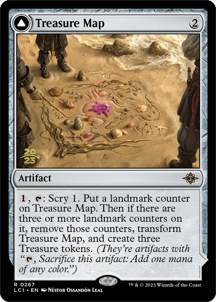 Treasure Map // Treasure Cove [The Lost Caverns of Ixalan Prerelease Cards] | Spectrum Games