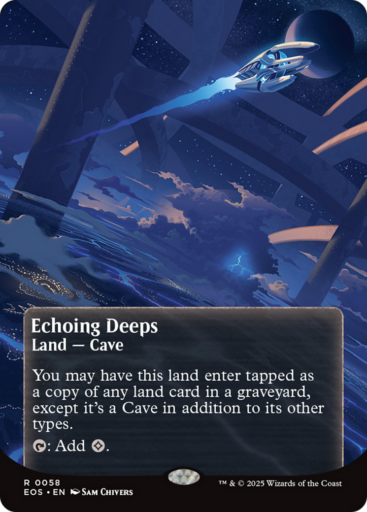 Echoing Deeps (0058) (Borderless) [Edge of Eternities: Stellar Sights] | Spectrum Games